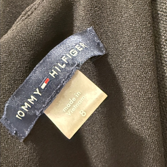 Tommy Hilfiger Black and Purple Striped Mini Dress - Picture 3 of 3